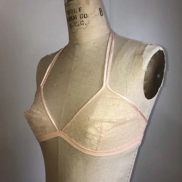 VINTAGE EYRS PARIS LACE BRA MADE IN FRANCE I. MAGNIN & CO ERES - Picture 5 of 10